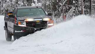 Clearance! NOS SnowEx 9.5 SS HDV Model, V-plow Flare Top, Trip edge Stainless Steel V-Plow, Automatixx Attachment System